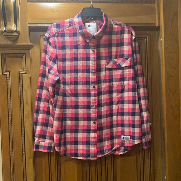 Mountain Equipment Coop (MEC) Great Outdoors Flannel Shirt Size Large - Picture 5 of 13